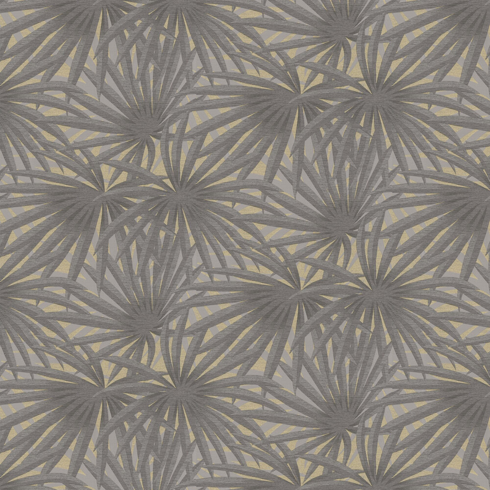 Palm Leaf Wallpaper - Beige - by Metropolitan Stories