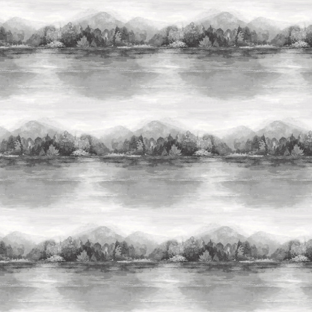 Lakeside Wallpaper - Pewter Grey - by 1838 Wallcoverings