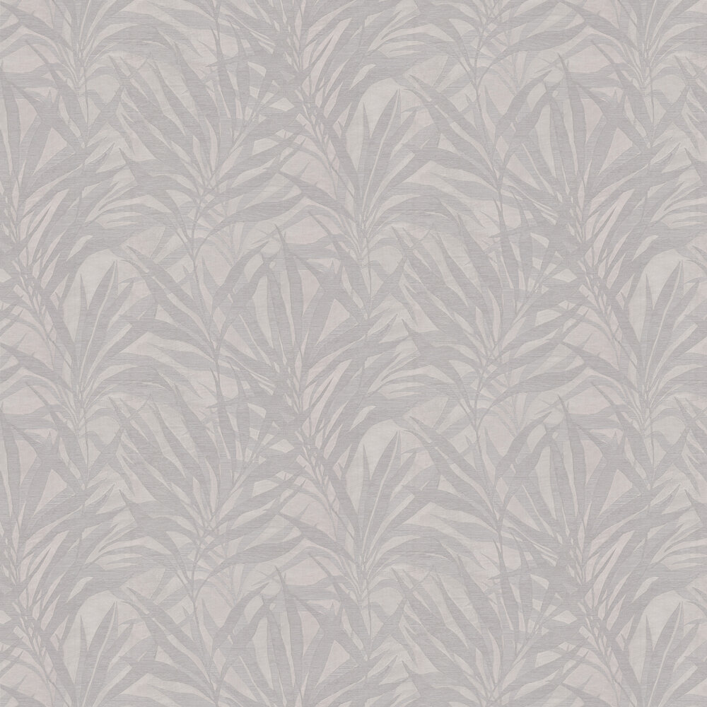 Luciano Palm Wallpaper - Silver - by Albany