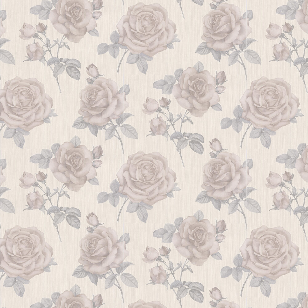 Amara Rose Wallpaper - Natural - by Albany