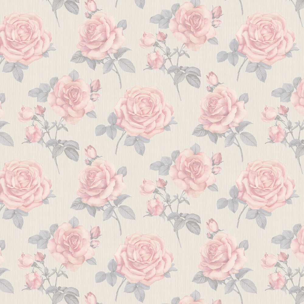 Amara Rose Wallpaper - Blush - by Albany