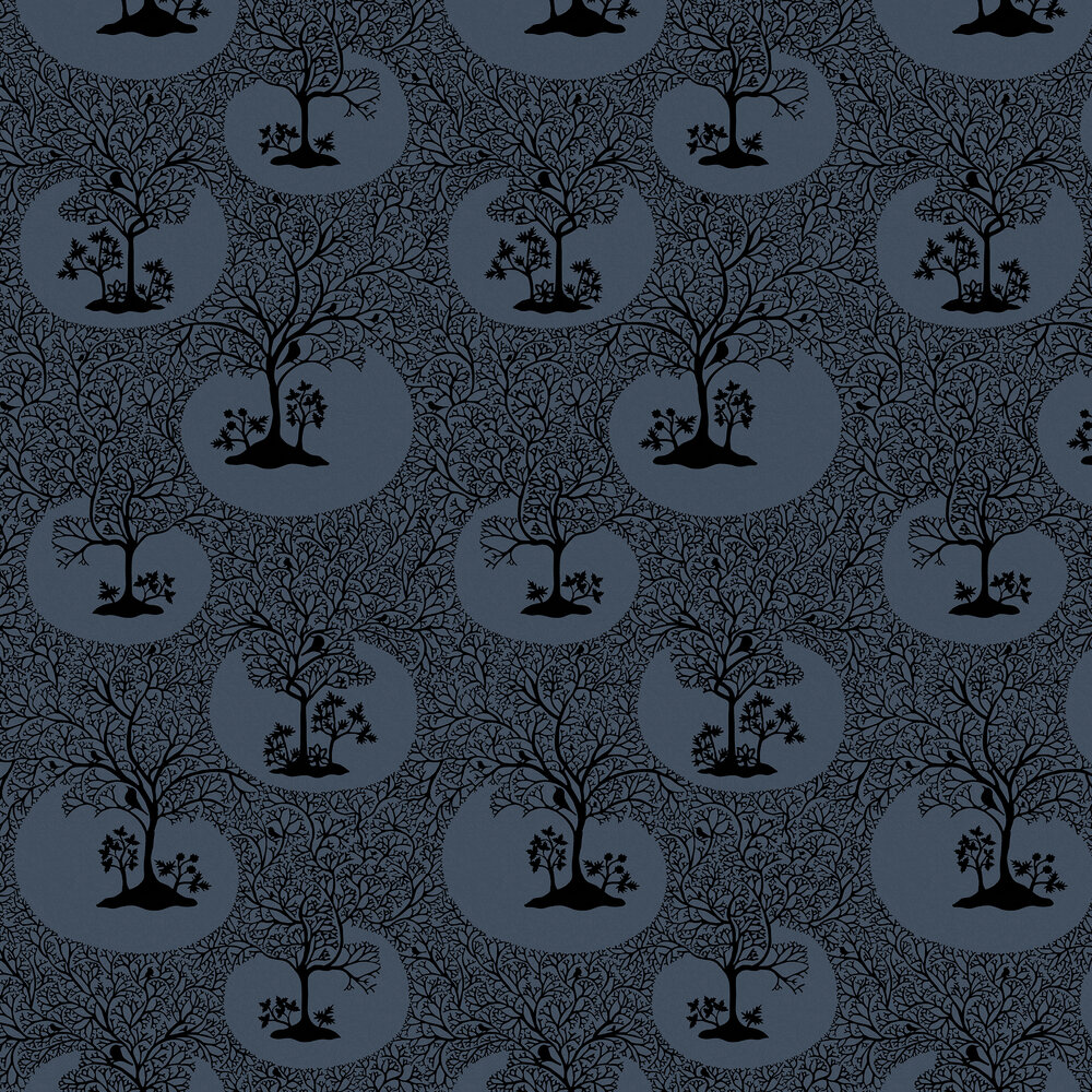 Magical Forest Wallpaper - Midnight - by Sacha Walckhoff x Graham & Brown