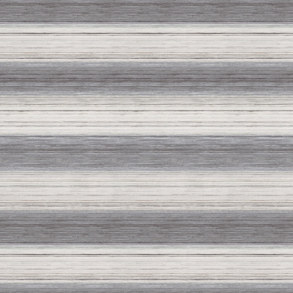 Kozo Stripe Wallpaper - Charcoal - by Osborne & Little