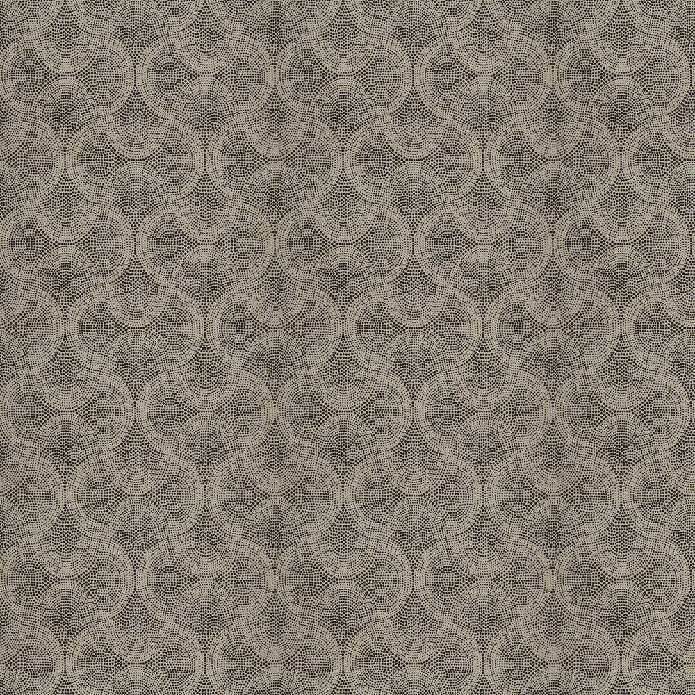 Uroko Wallpaper - Gilver/ Charcoal - by Osborne & Little