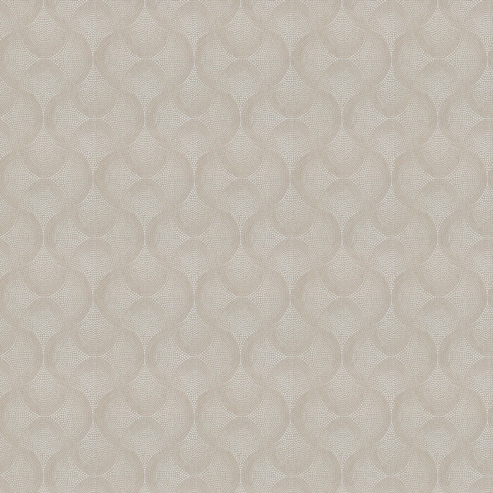 Uroko Wallpaper - Linen/ Ivory - by Osborne & Little