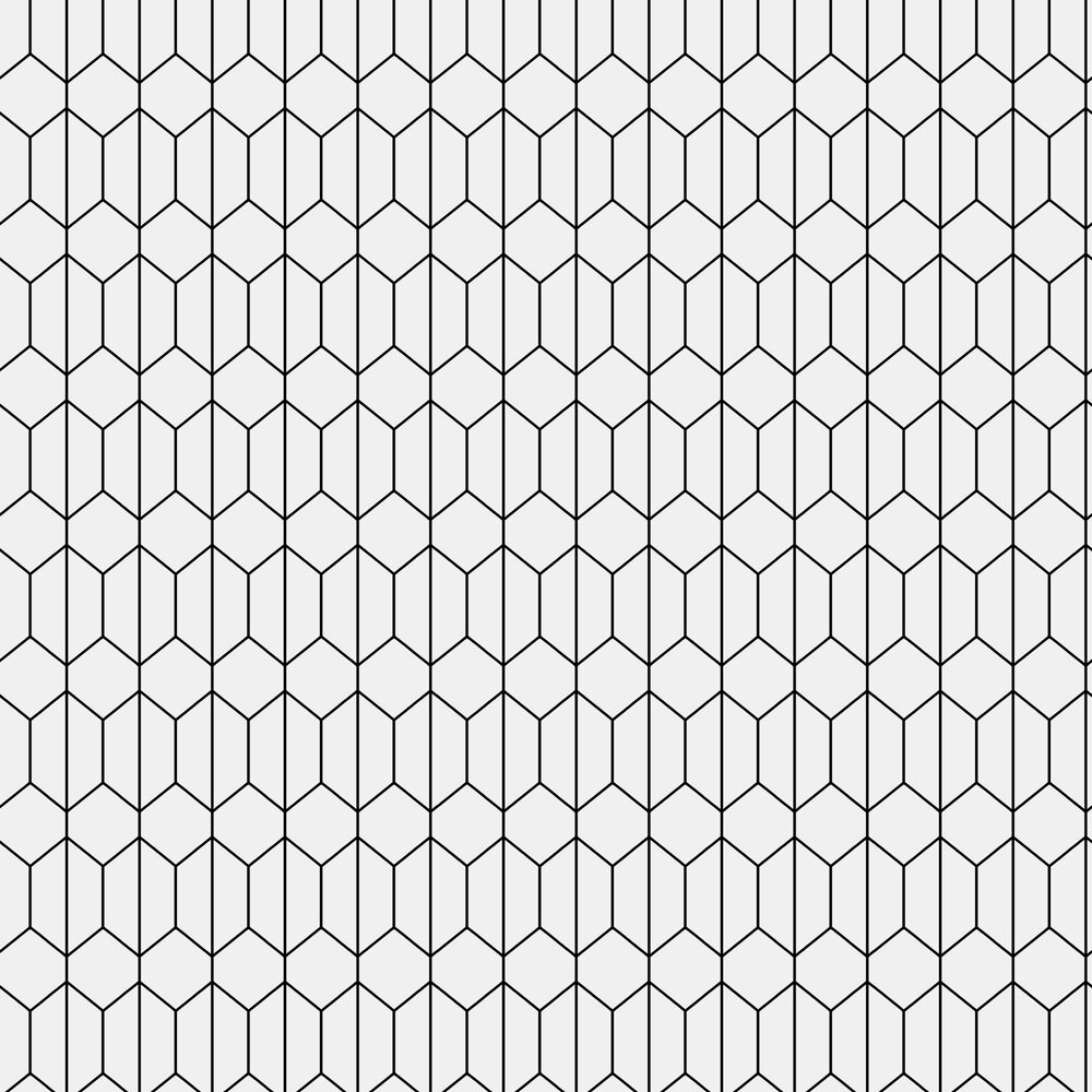Linear Geo Wallpaper - Mono - by Arthouse