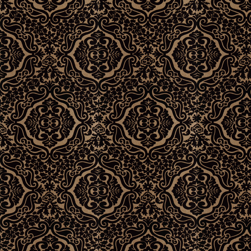 Fioravanti  Wallpaper - Espresso - by Designers Guild