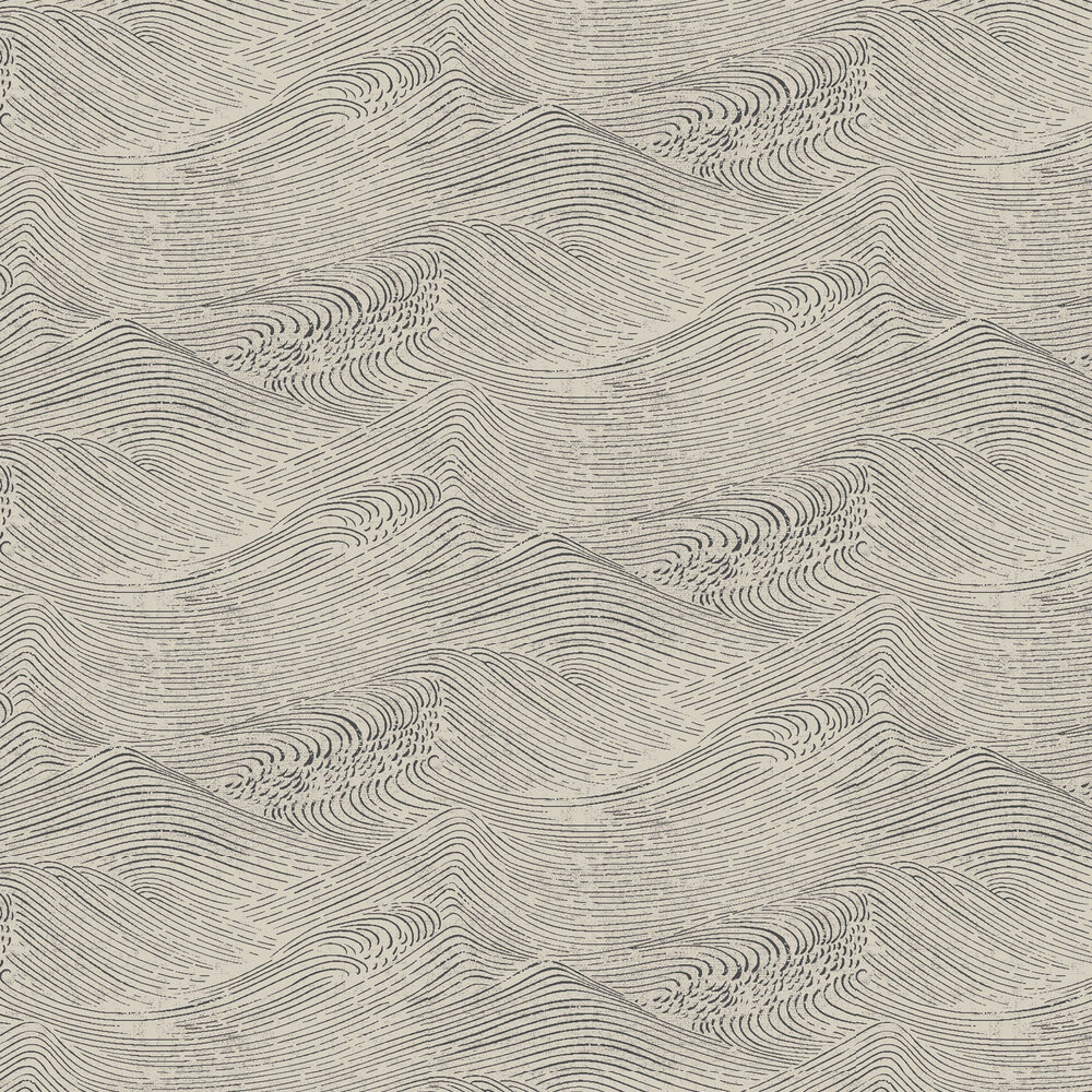 Waves Wallpaper - Cream - by Eijffinger