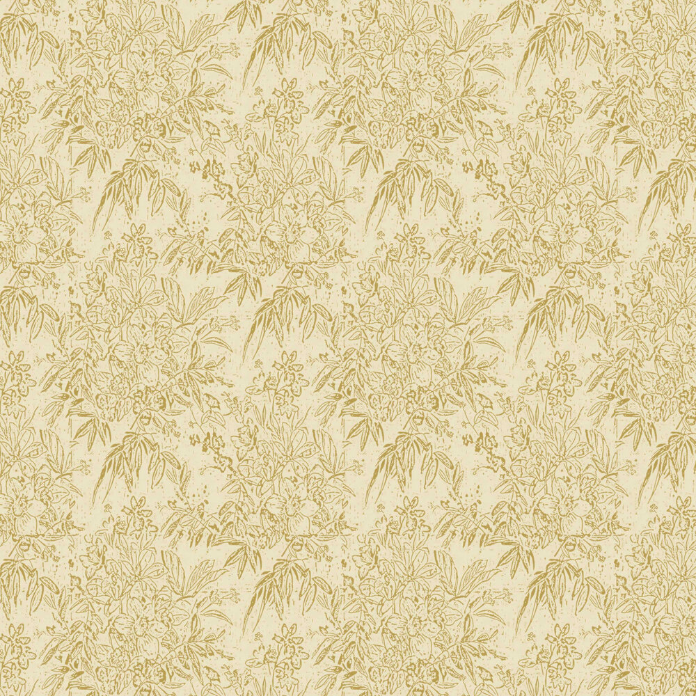 Cherry Orchard Wallpaper - Sand  - by Mind the Gap