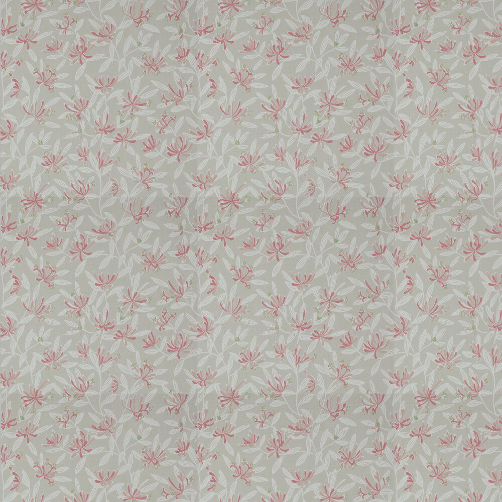 Nerissa Wallpaper - Pink/ Natural - by Jane Churchill