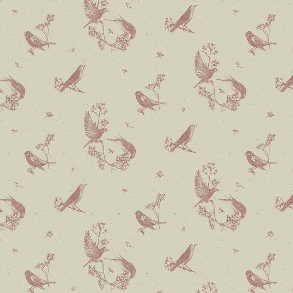 Sweet Birds Wallpaper - Papirus - by Coordonne