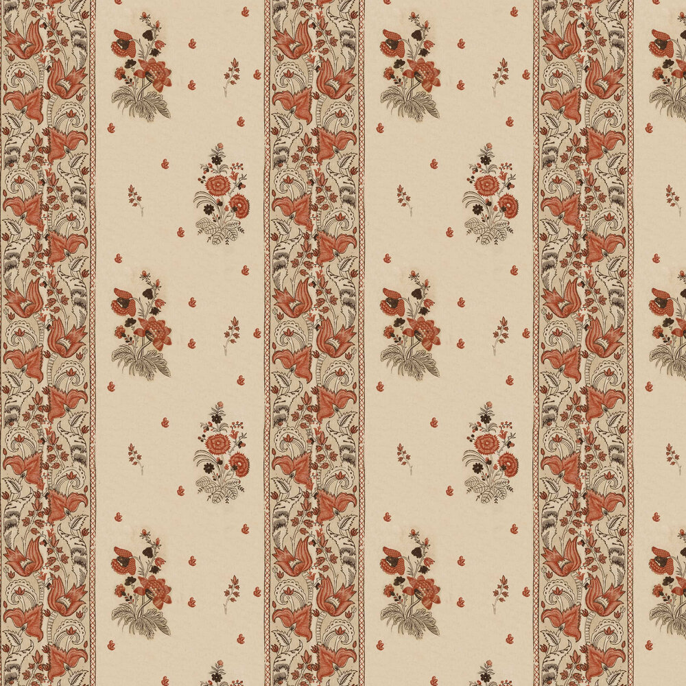 Korond Floral Wallpaper - Leather - by Mind the Gap