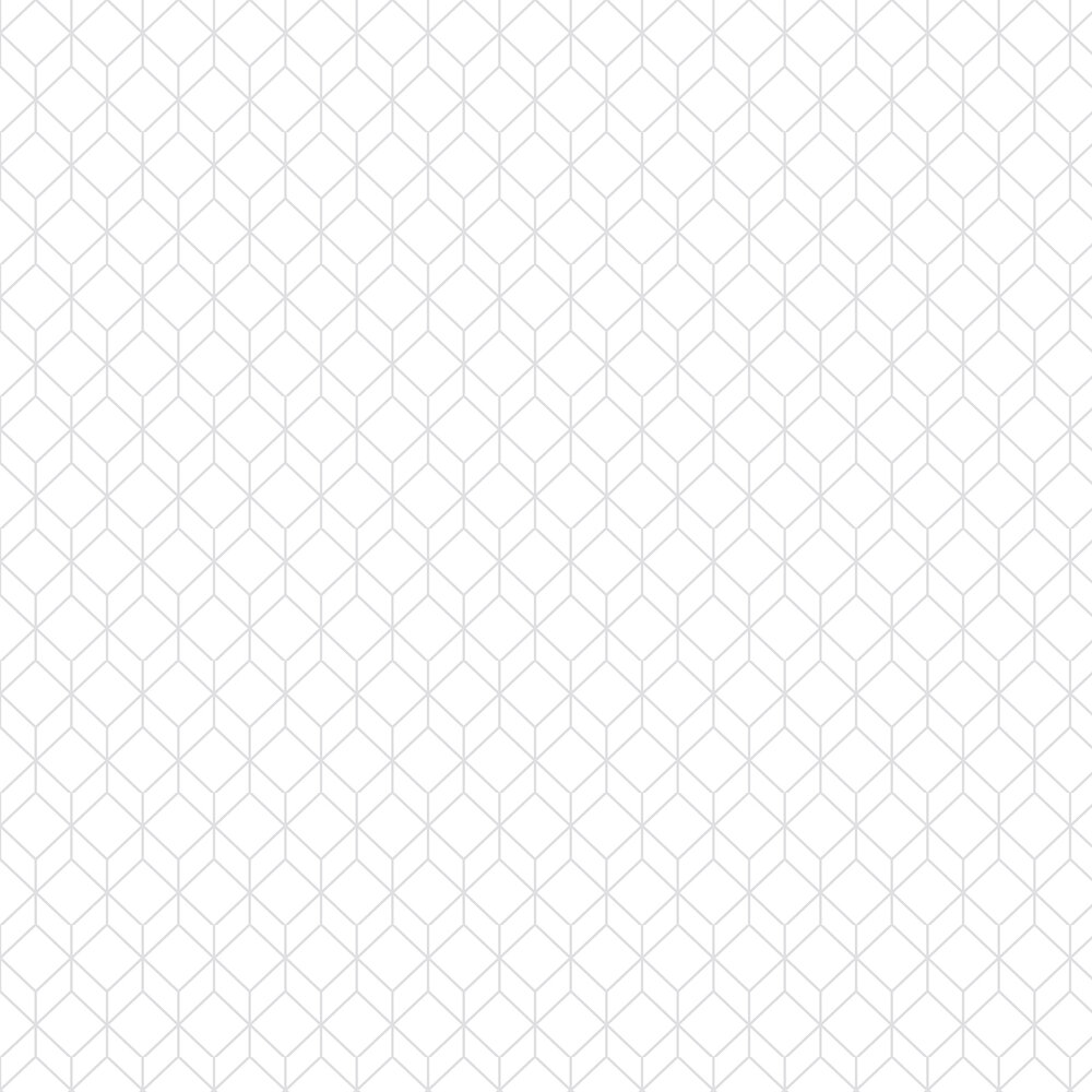 Myrtle Geo Wallpaper - White Silver - by Superfresco Easy