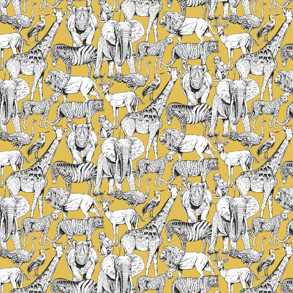 Superfresco Easy Wallpaper Jungle Animals 107691