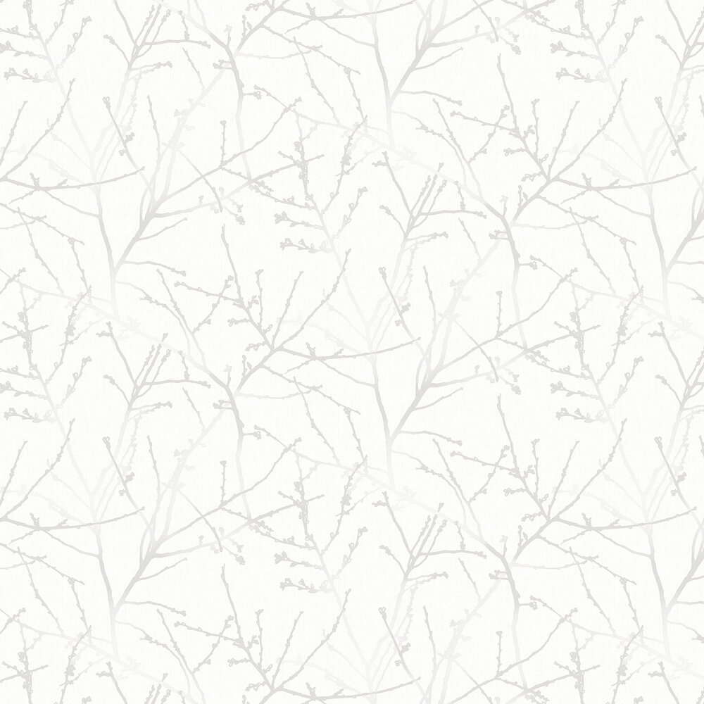 Innocence Wallpaper - White Mica - by Superfresco Easy