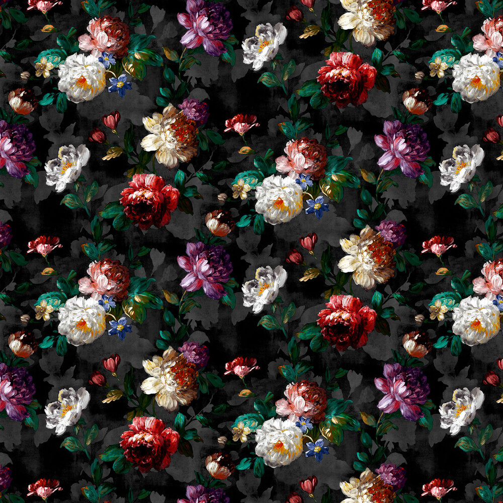 Isabelle Wallpaper - Black - by Superfresco Easy