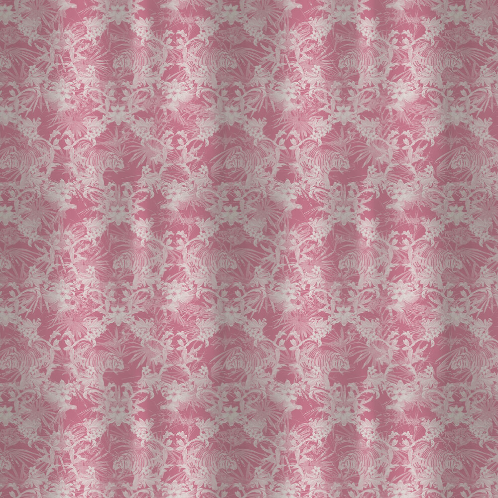 Kingdom Wallpaper - Pink - by Ted Baker