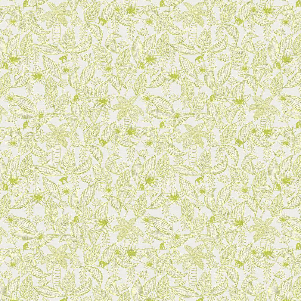 Monflo Wallpaper - Lemon - by Ted Baker