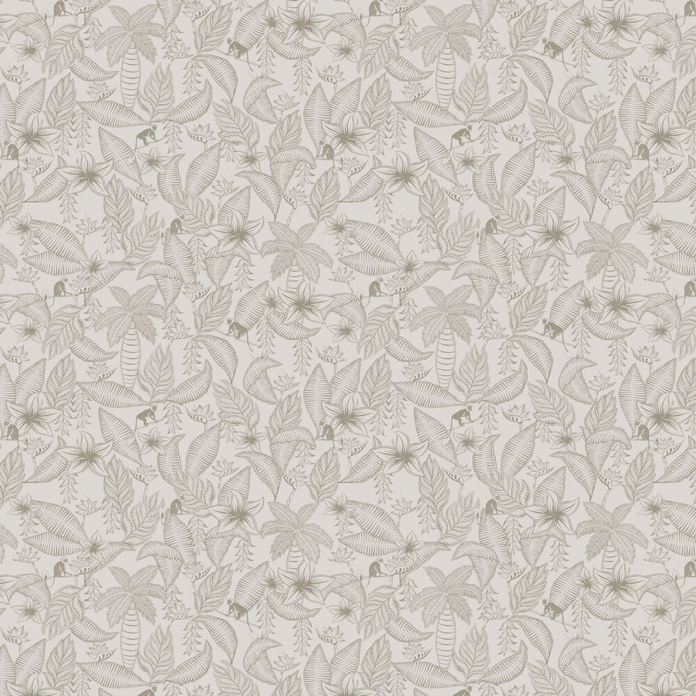 Monflo Wallpaper - Taupe - by Ted Baker