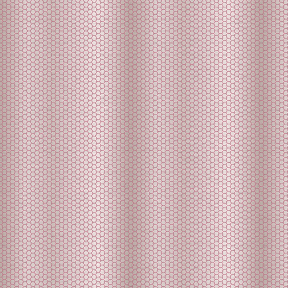 Hexie Wallpaper - Pink - by Ted Baker
