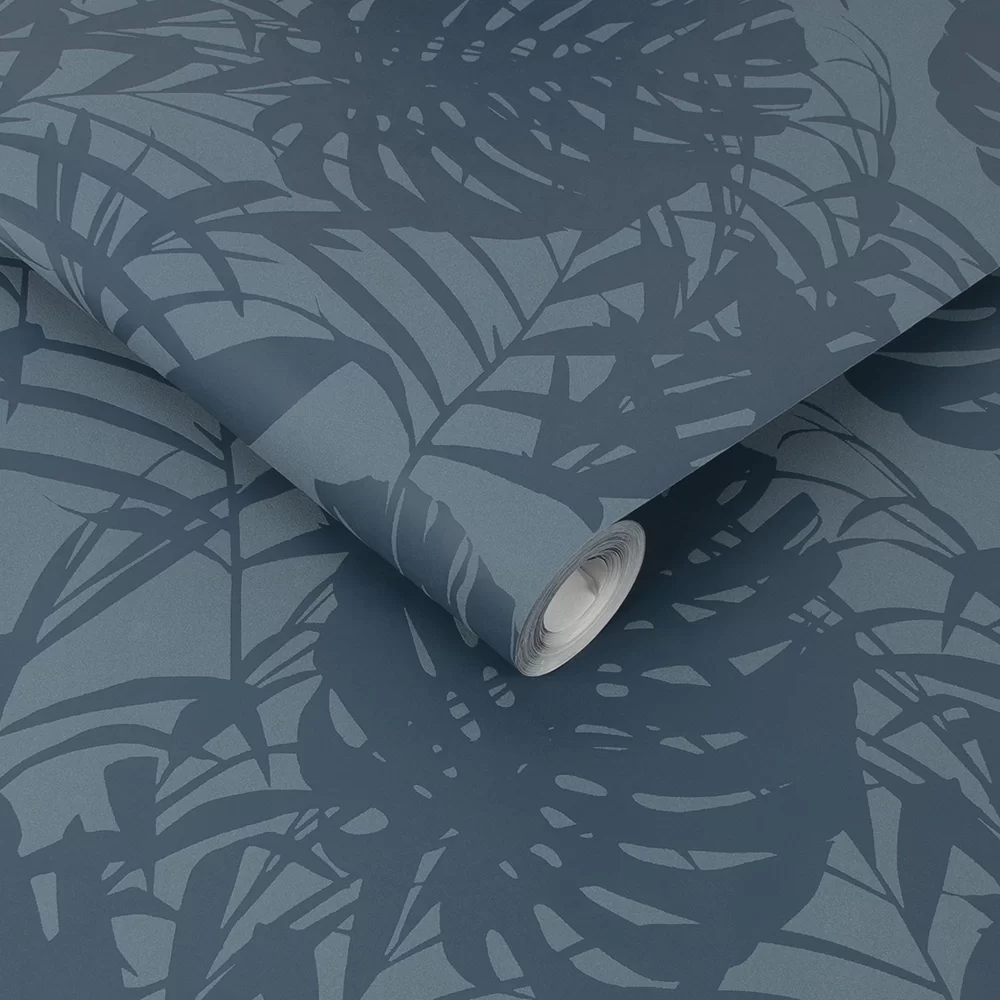 Palm por Superfresco Easy - Blue - Papel pintado : Wallpaper Direct