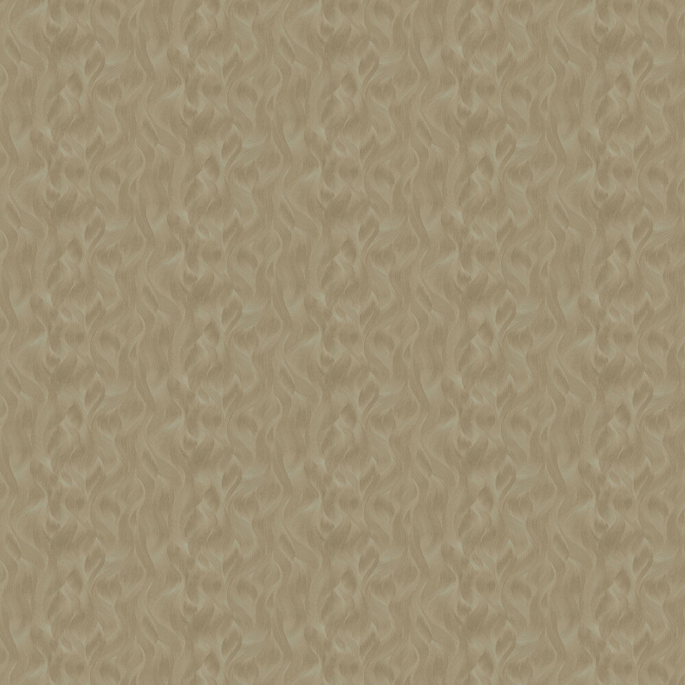 Wave Pattern Wallpaper - Gold - by Galerie