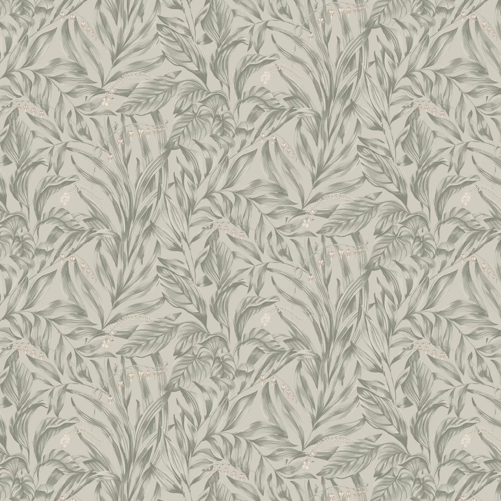 Elin by Sandberg - Sage Green - Wallpaper : Wallpaper Direct