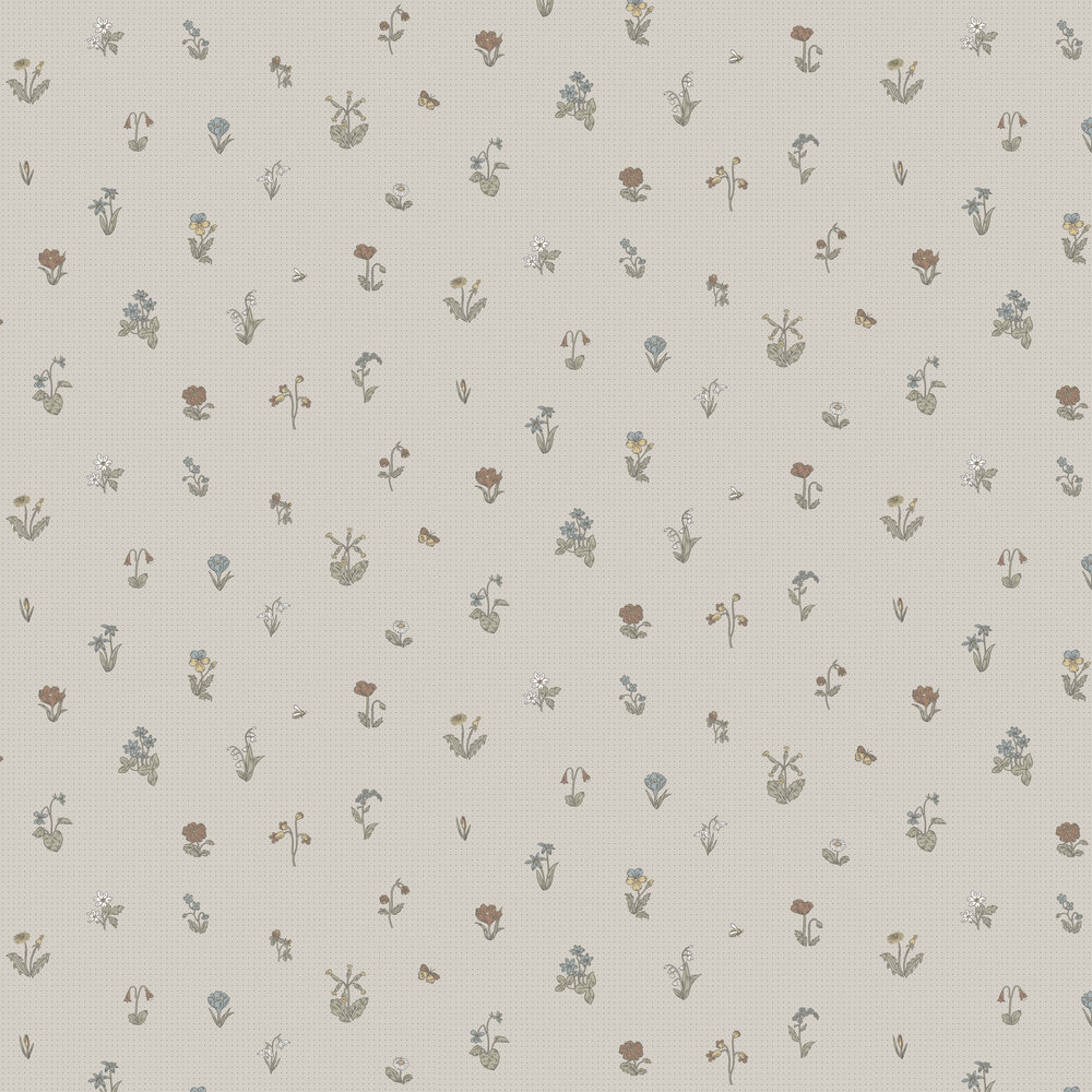 Maja Wallpaper - Clay - by Sandberg