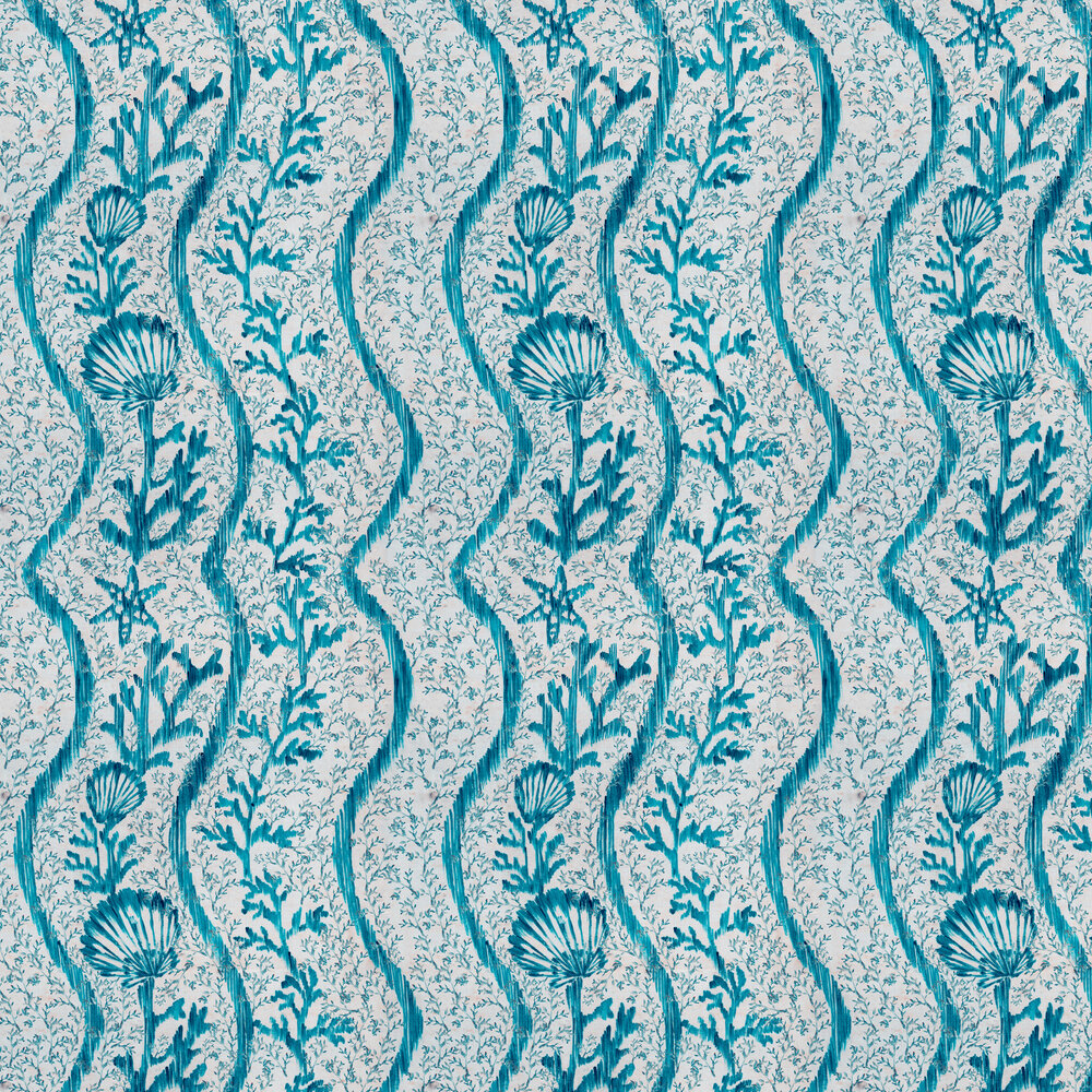 Koralion Wallpaper - Aquamarine - by Mind the Gap