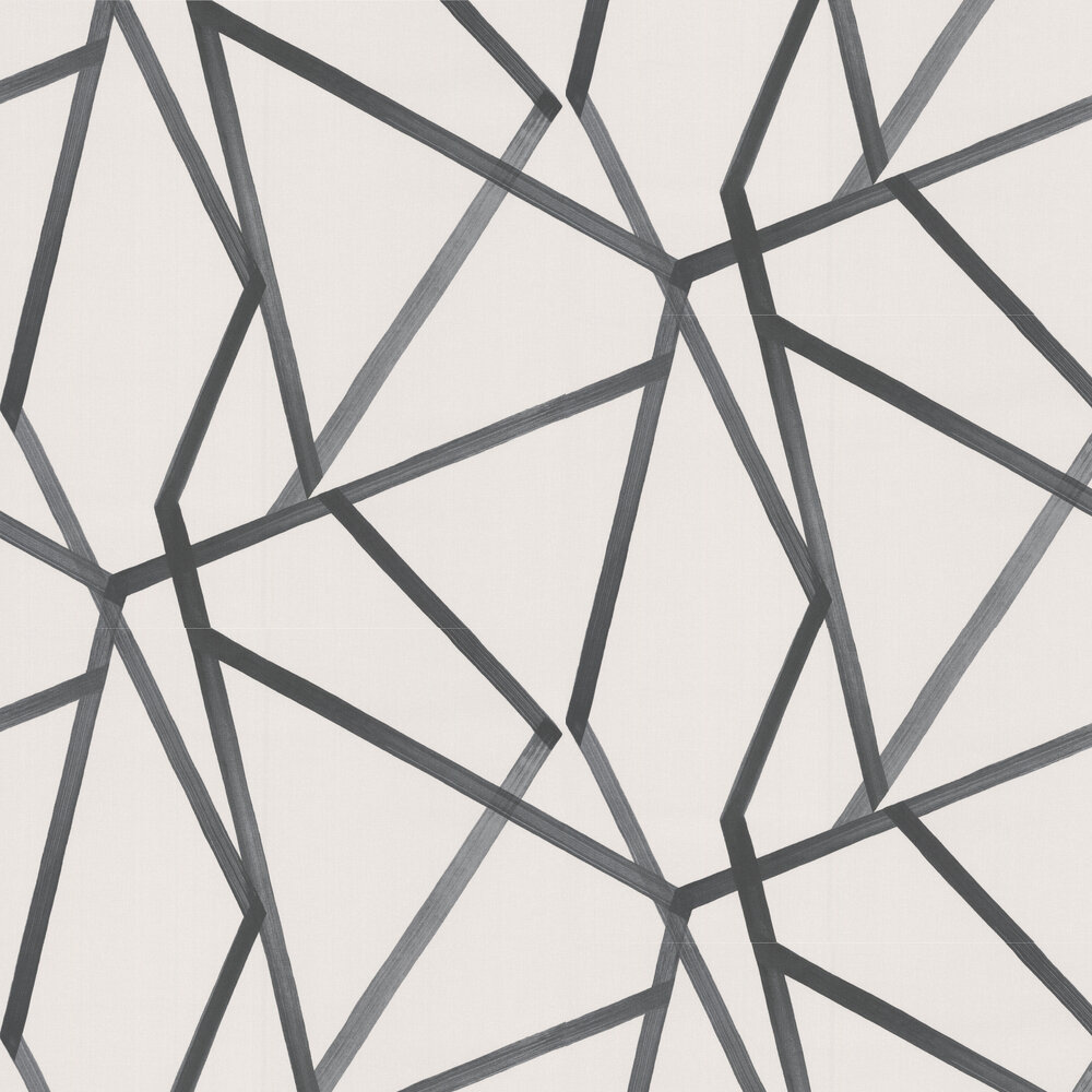 Sumi Wallpaper - Pearl/Charcoal - by Harlequin