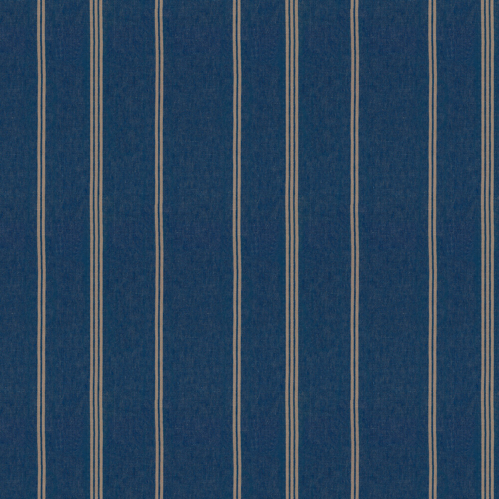 Katalin Stripe Wallpaper - Seaport Blue - by Mind the Gap