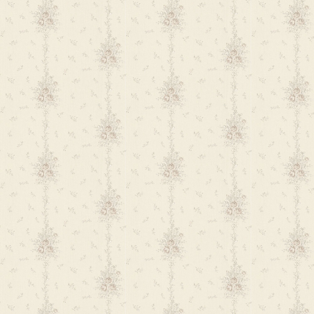 Trailing roses Wallpaper - Soft Gold - by Albany