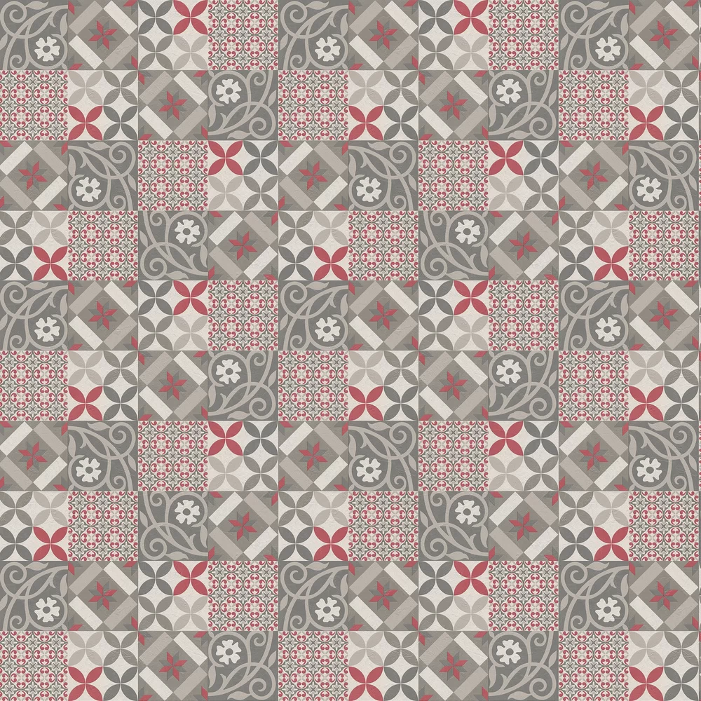Albany Wallpaper Patchwork tiles 37684-3