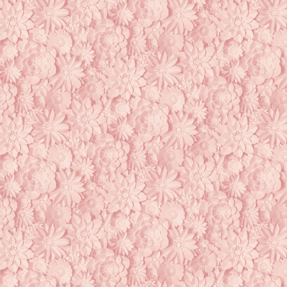 Dimensions Floral Wallpaper - Pink - by Albany