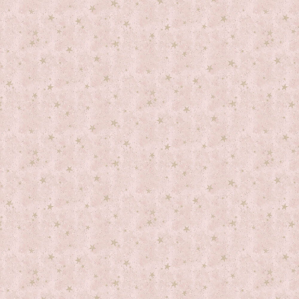 Starlight Stars Wallpaper - Pink - by Albany