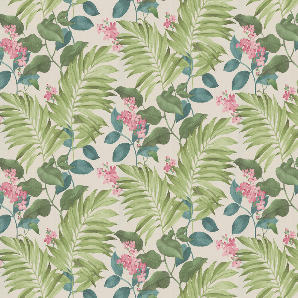 Eden Tropical Wallpaper - Green - by Albany