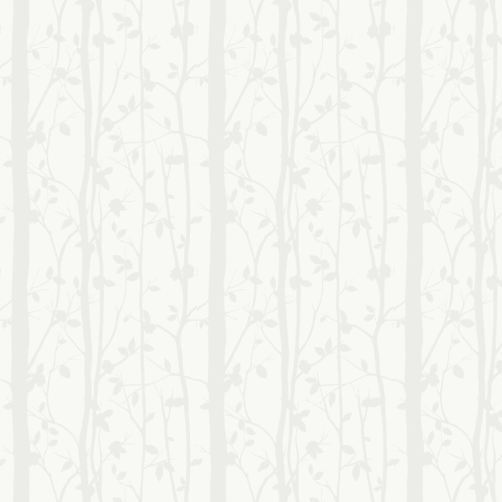 Cottonwood Wallpaper - Pearlescent White - by Laura Ashley