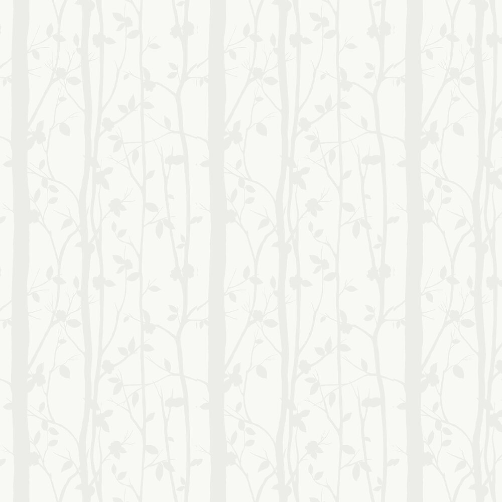 Laura Ashley Josette White & dove grey Damask Smooth Wallpaper | DIY at B&Q