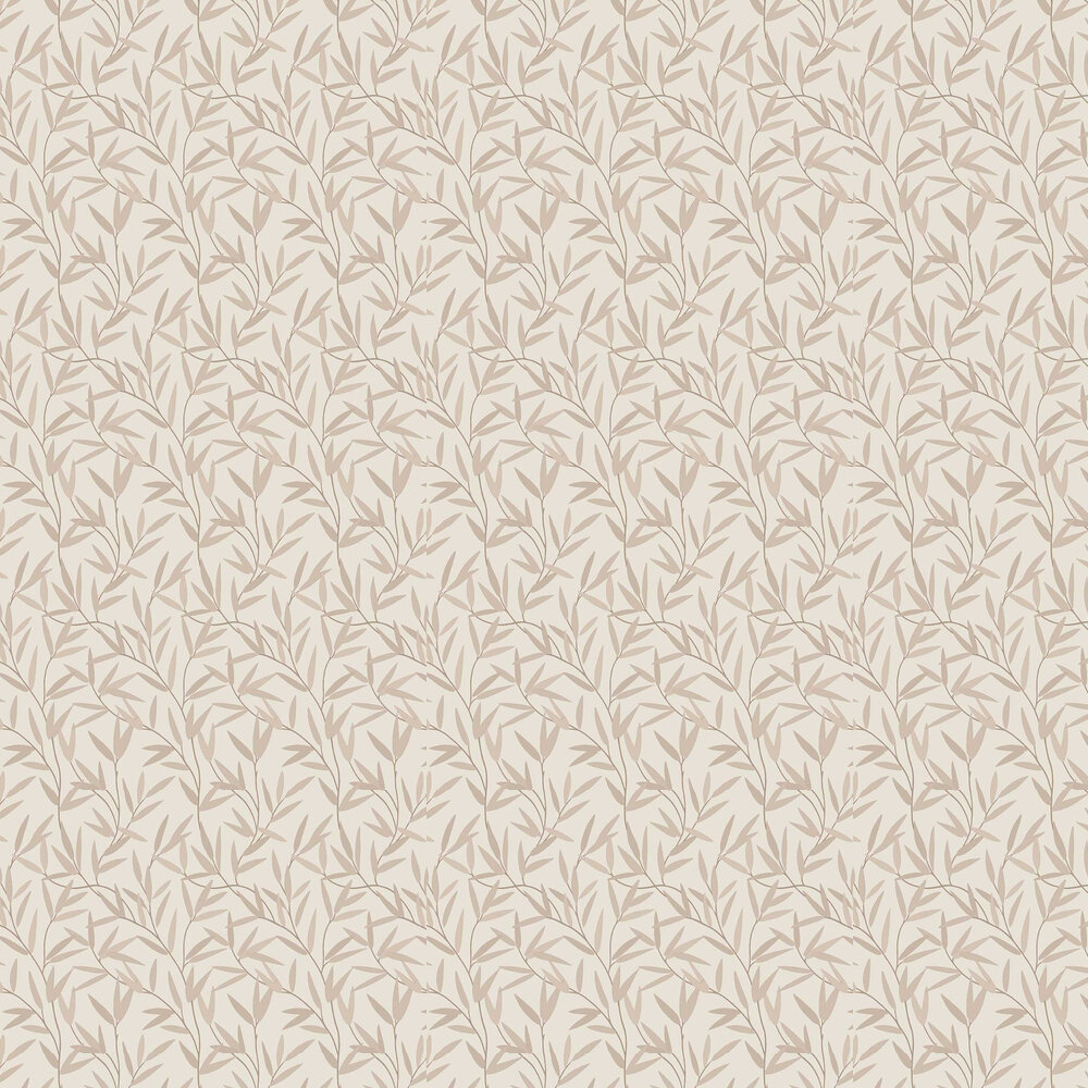 Willow Leaf Wallpaper - Natural - by Laura Ashley