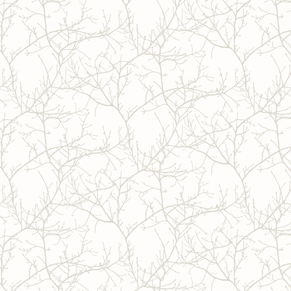 Arbre Wallpaper - Blanc - by Casadeco