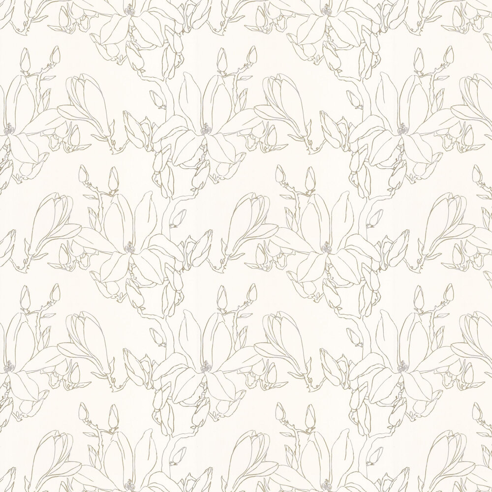 Magnolia Wallpaper - Juane - by Casadeco