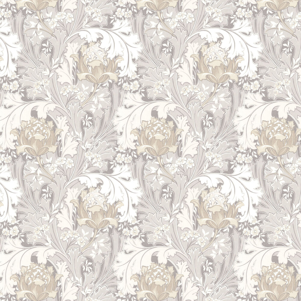 Jane Wallpaper - Taupe - by Casadeco