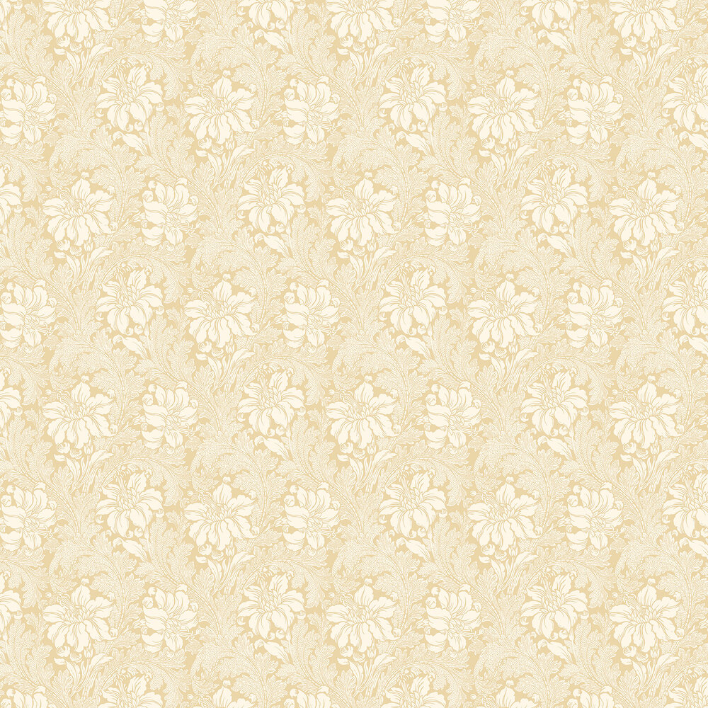 Acanthus Wallpaper - Yellow - by Boråstapeter