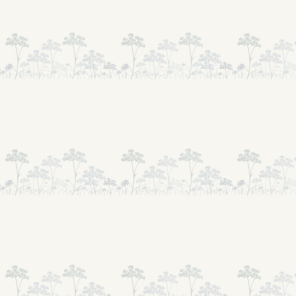 Cow Parsley Stripe Wallpaper - Mineral - by Stil Haven
