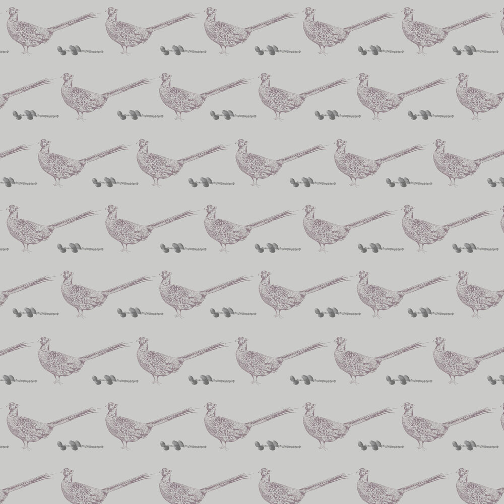 Pheasant Wallpaper - Dusky Lilac - by Stil Haven
