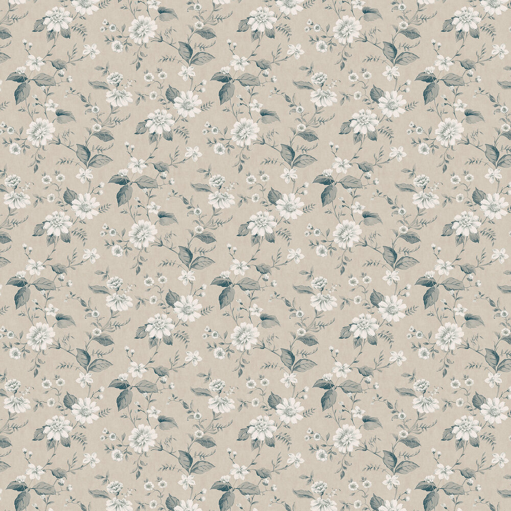 Laura´s Cottage Wallpaper - Parchment - by Boråstapeter