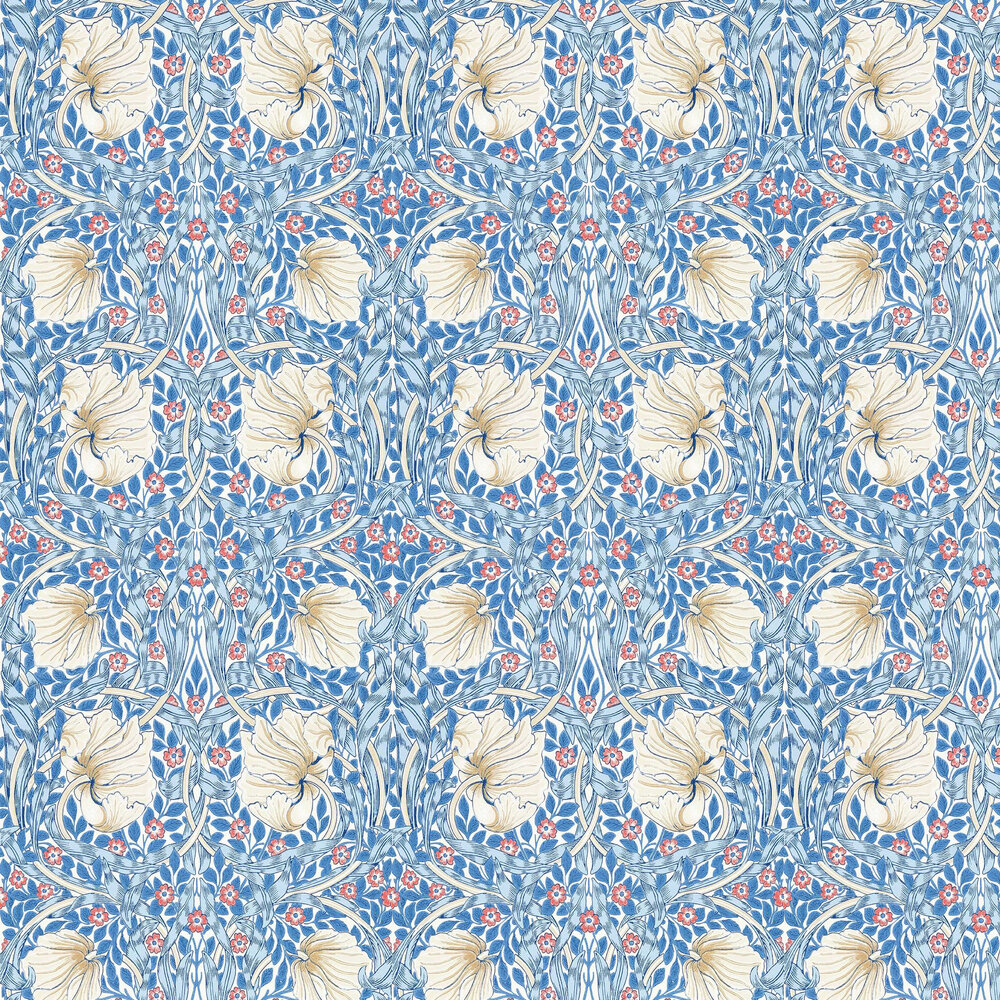 Pimpernel Wallpaper - Woad - by Morris