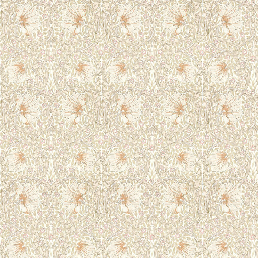 Pimpernel Wallpaper - Cochineal Pink - by Morris