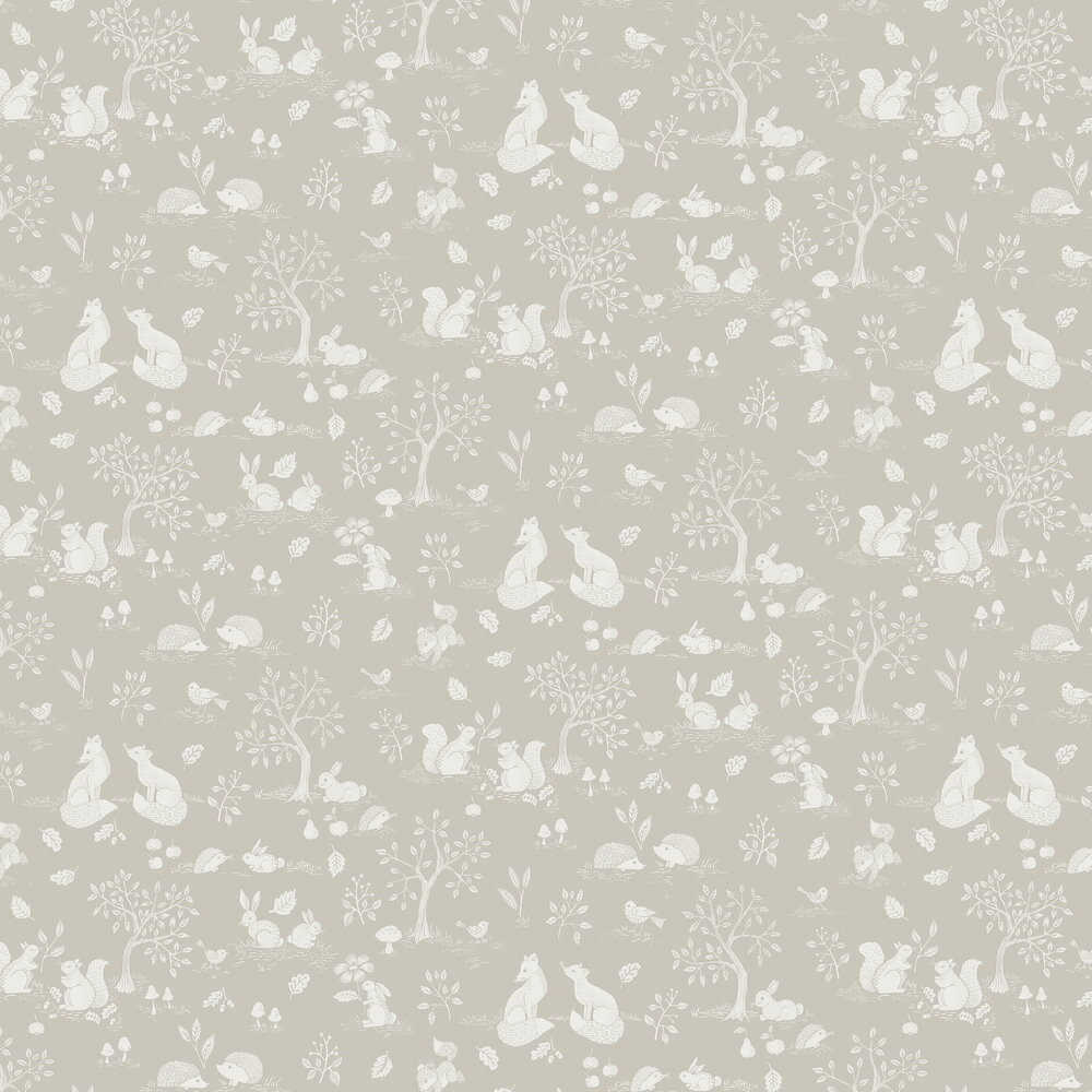 Ivar Wallpaper - Taupe - by Galerie