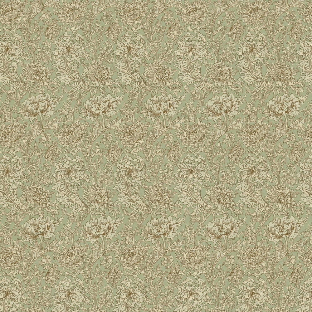 Morris Wallpaper Chrysanthemum Toile 216861  (210418)